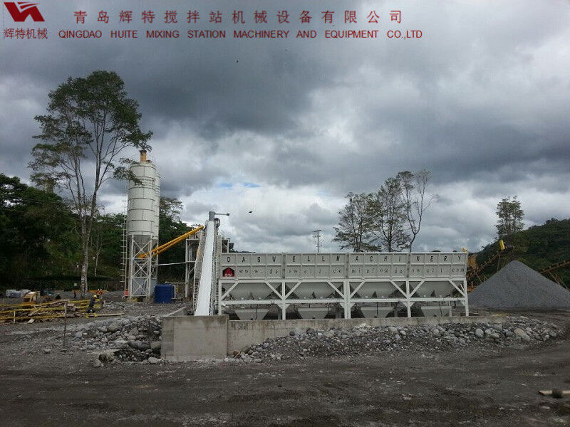 輝特混凝土攪拌站HZS90攪拌臂布置合理，攪拌性能強(qiáng)