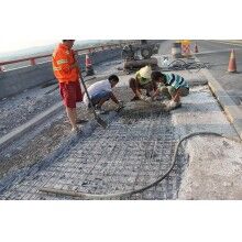 湖北黃岡加油站、服務(wù)區(qū)混凝土微表病害使用快速修補(bǔ)料