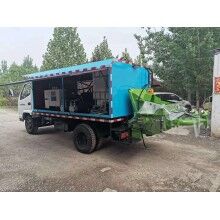  車載式雙噴頭濕噴機(jī)，車載式濕噴臺車，雙噴頭混凝土濕噴臺車
