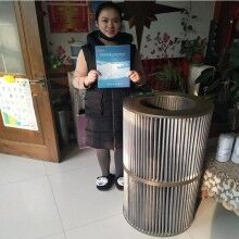 單晶爐自動清灰除塵濾筒545X500-律特霍爾